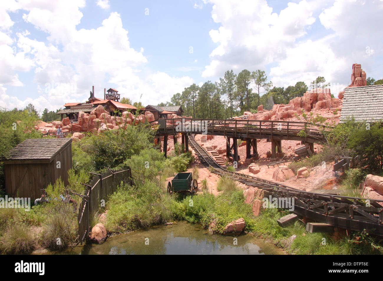 A view of the Splash Mountain ride at Walt Disney's Magic Kingdom