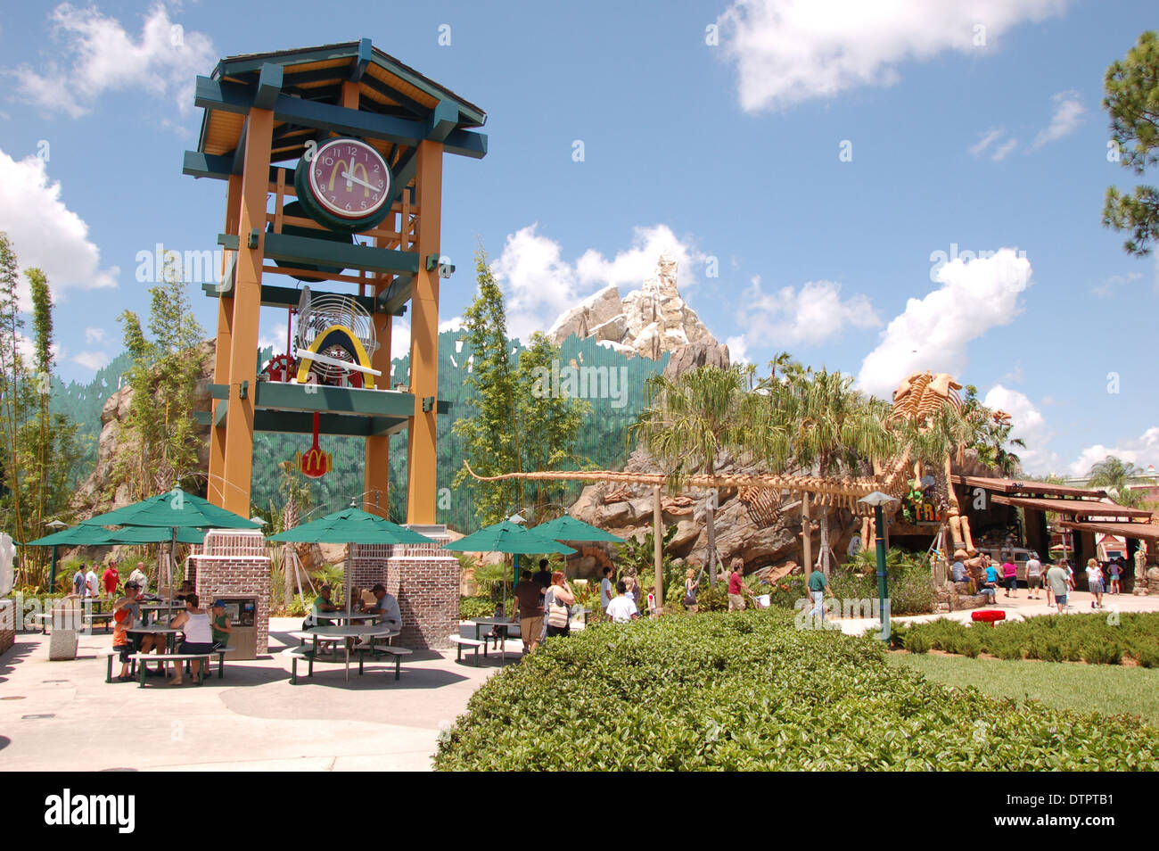 The McDonald's Clock Tower at Downtown Disney Market Place, Walt Disney