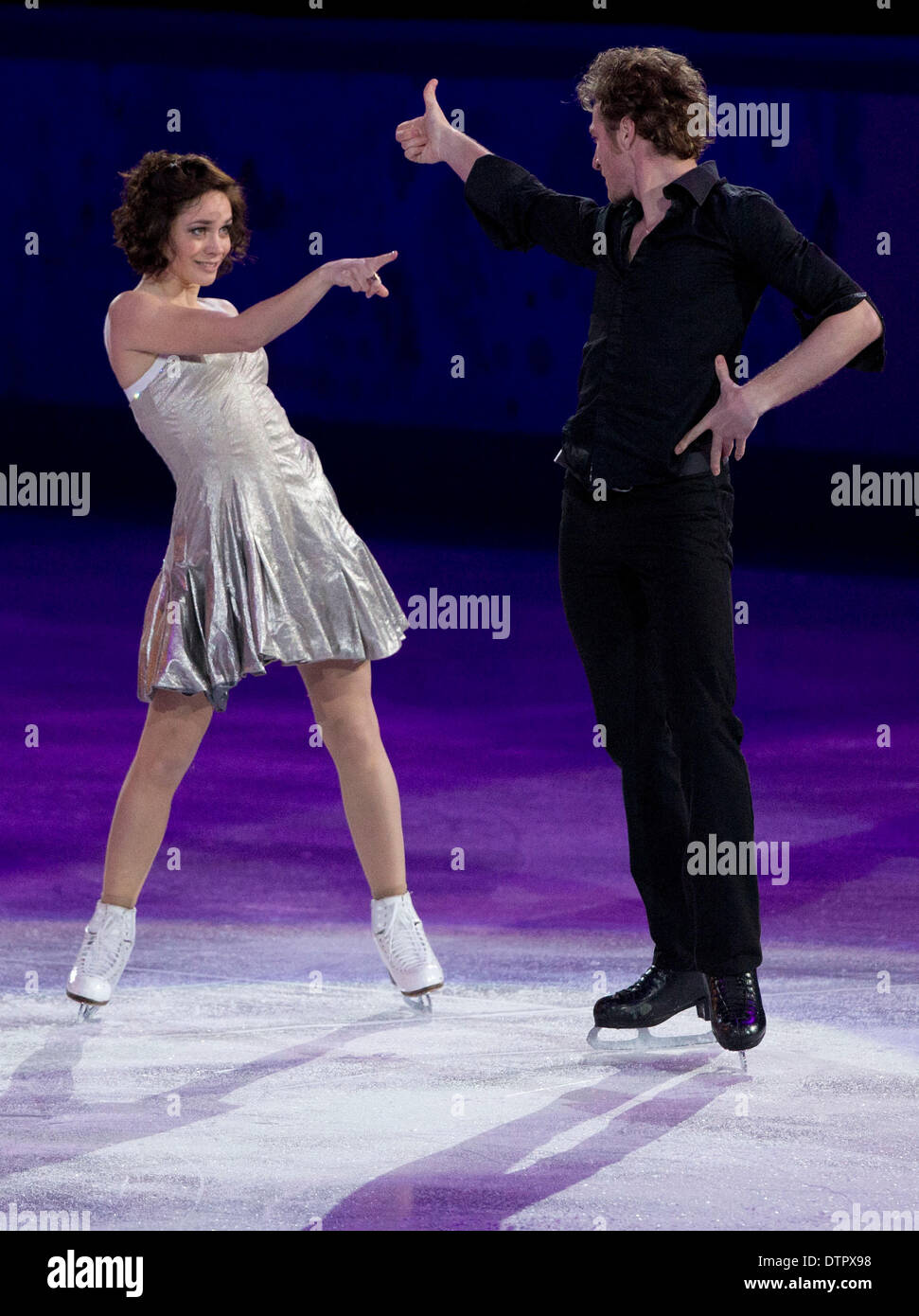 Sochi, Russia. 22nd Feb, 2014. Nathalie Pechalat and Fabian Bourzat of