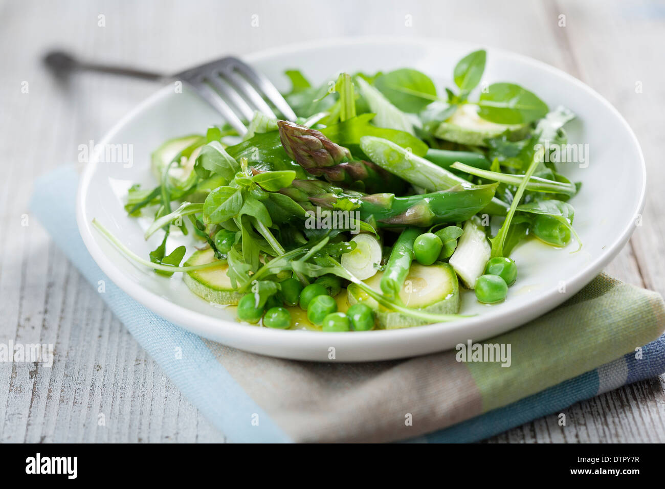 fresh green salad Stock Photo
