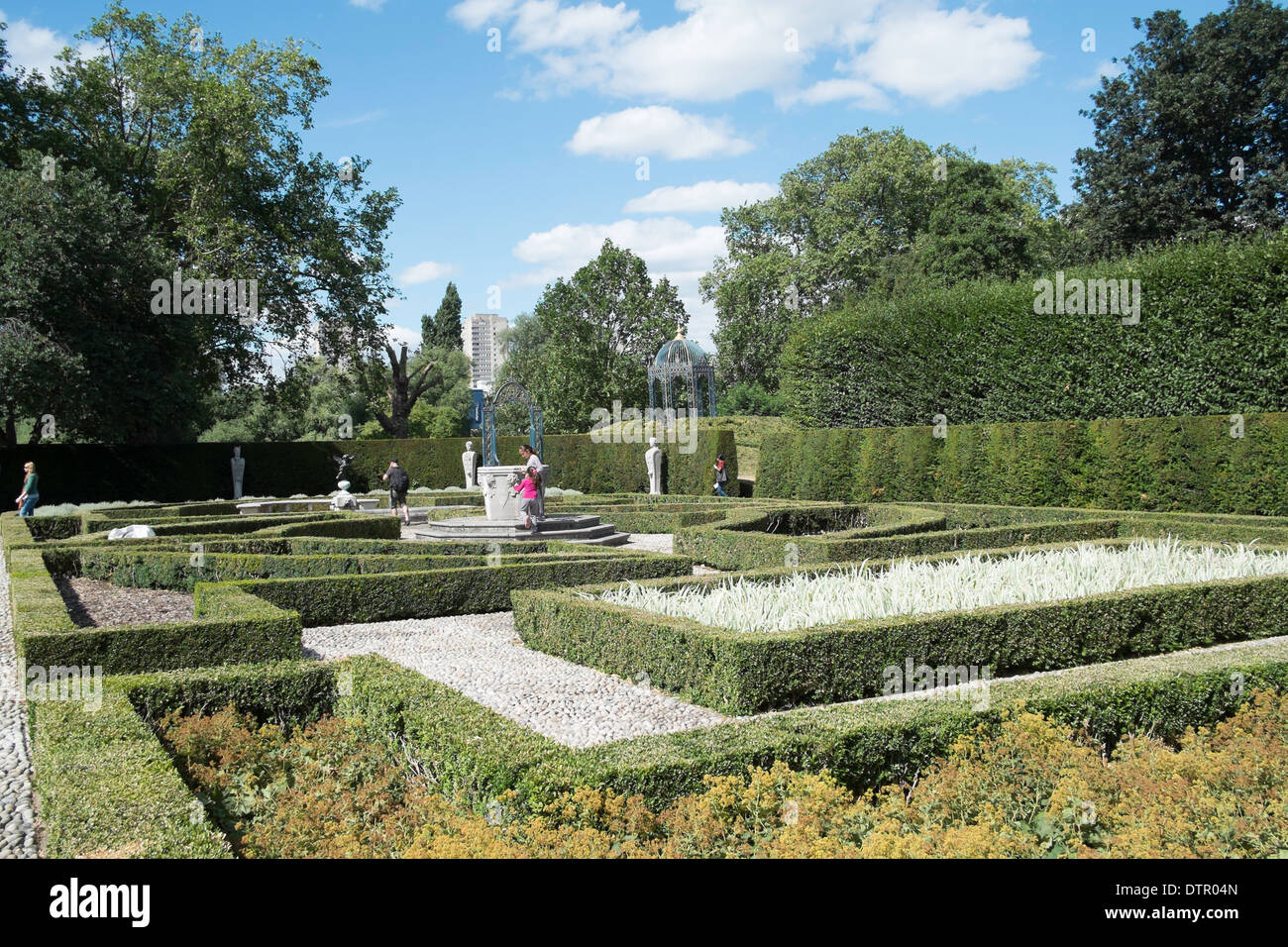 The Queen's Garden at Kew Palace, Royal Botanic Gardens, Kew, England