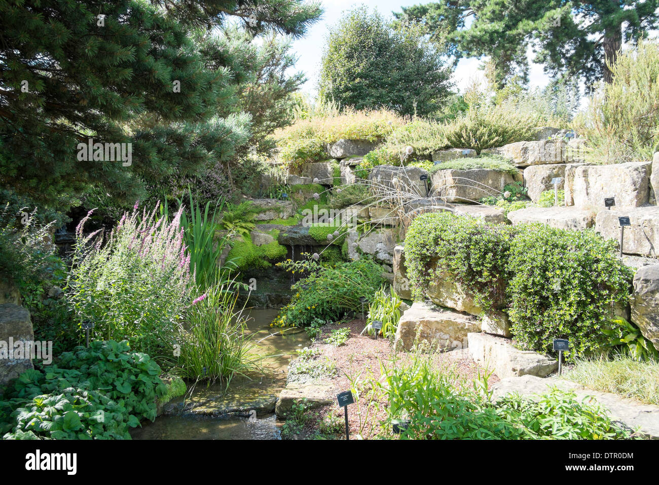 The Rock Garden, Kew Royal Botanic Gardens, England Stock Photo Alamy