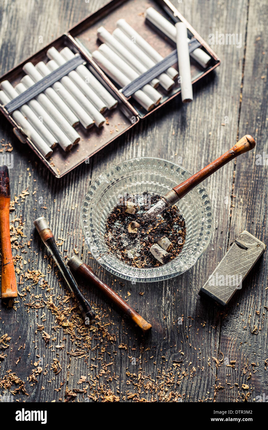 cigarette stuff Cigarette vintage hi-res stock photography and images