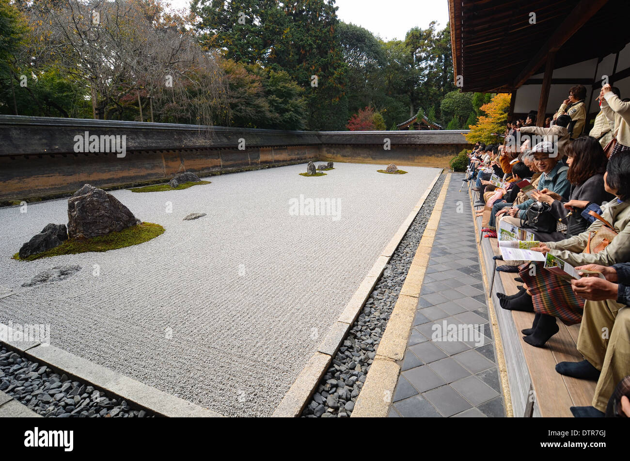 Ryoan-ji Temple in Kyoto, Japan Stock Photo - Alamy