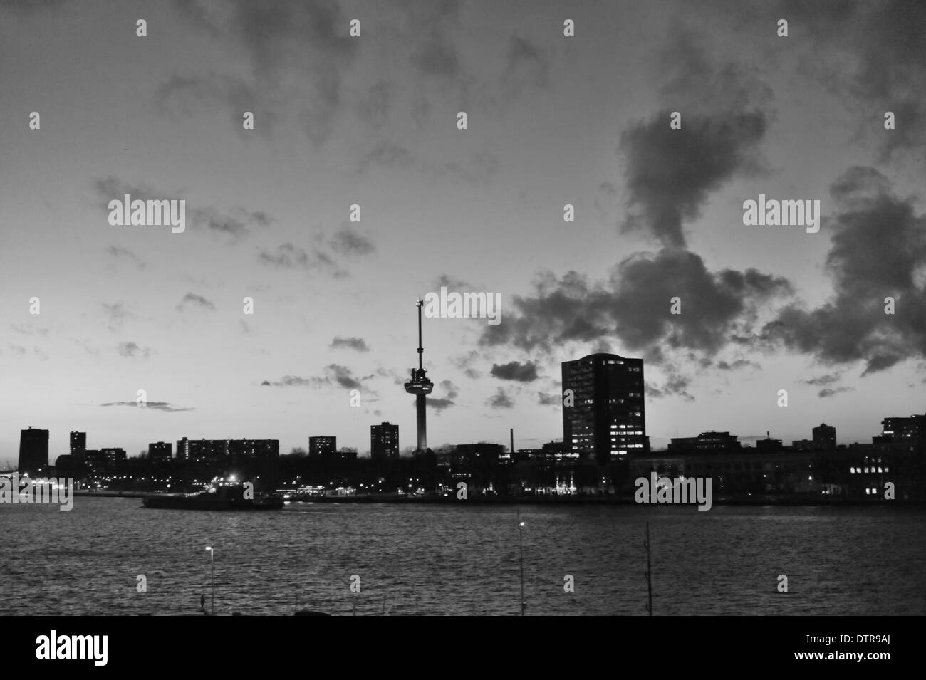 Port of rotterdam Black and White Stock Photos & Images - Alamy
