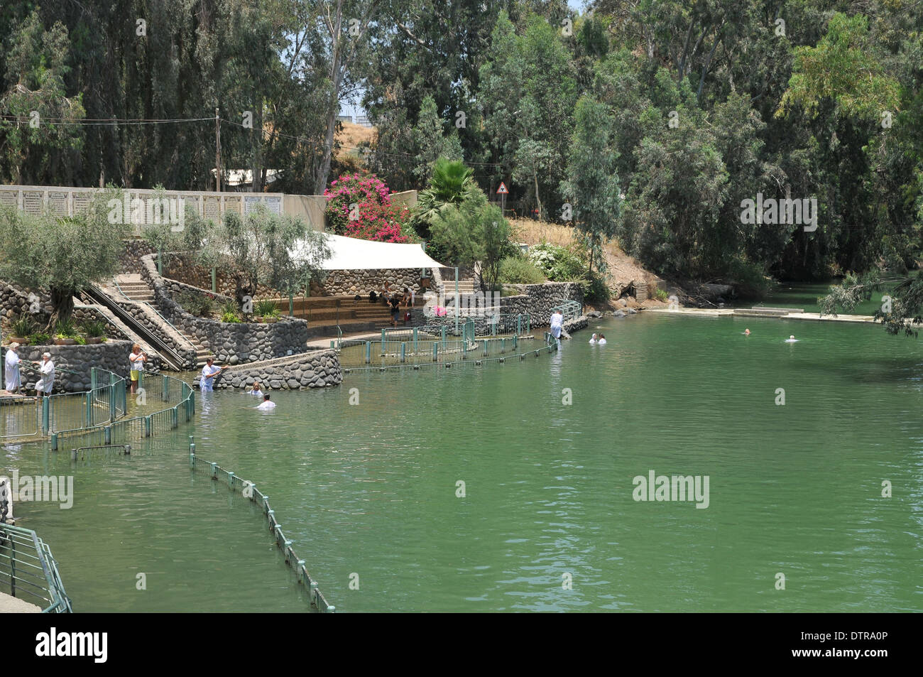Israel, Yardenit Baptismal Site In the Jordan River Near the Sea of