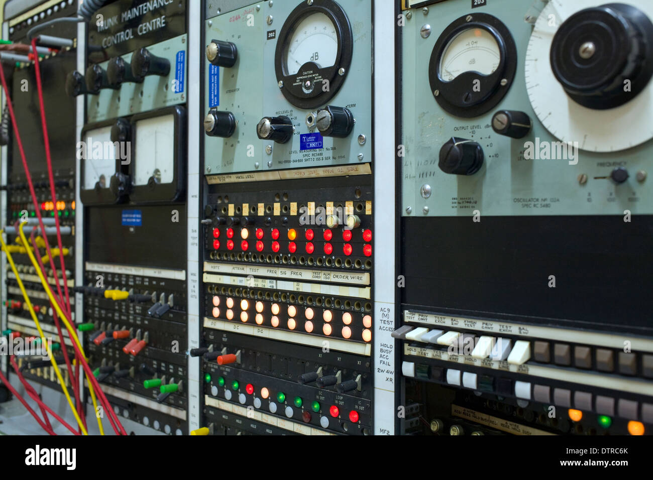 Coldwar Era Electronic Equipment Stock Photo