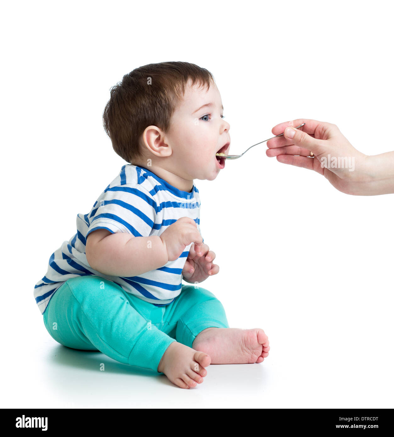 Baby deals eats hands