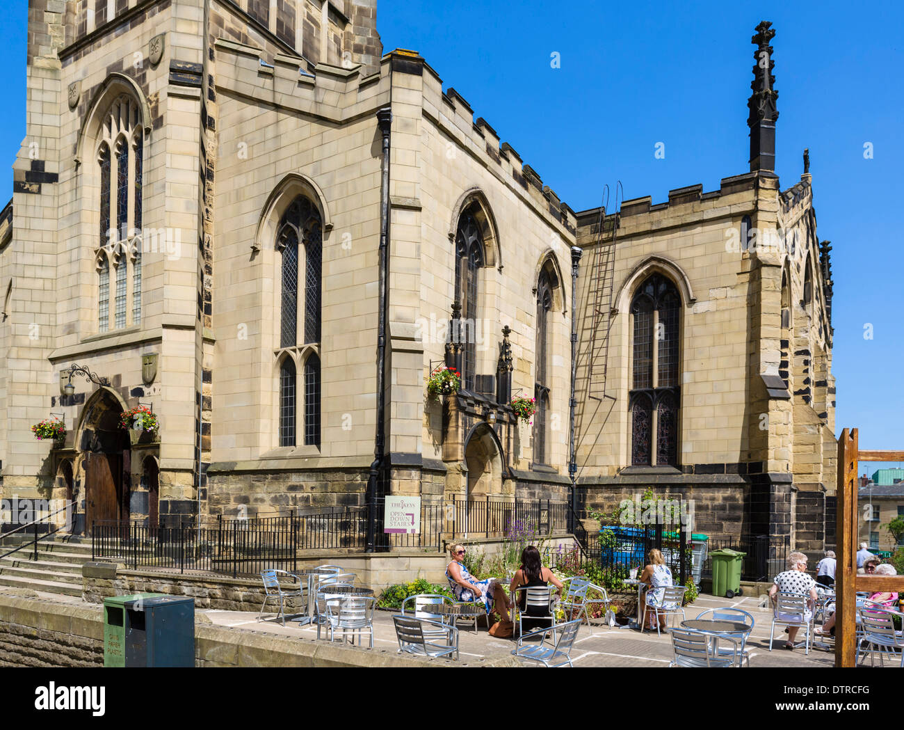 Terrace of the Keys Coffee House and Restaurant in an old church