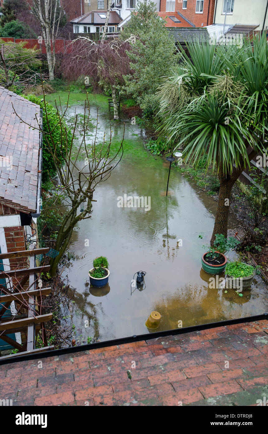 flooded garden Stock Photo 66898448 Alamy
