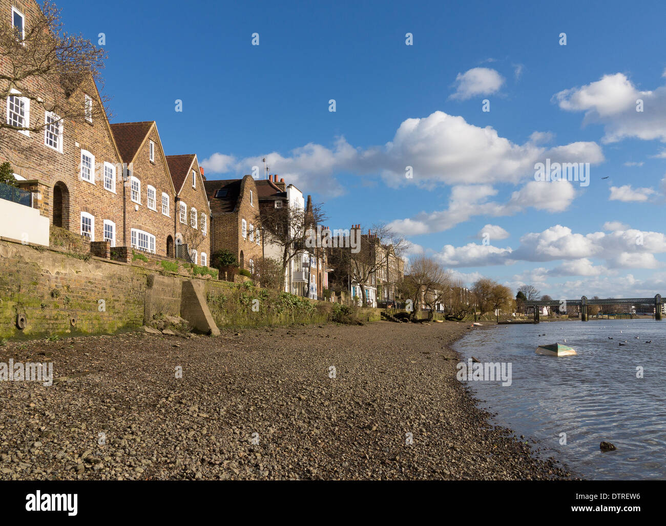 Strand on the Green, Chiswick, London Stock Photo