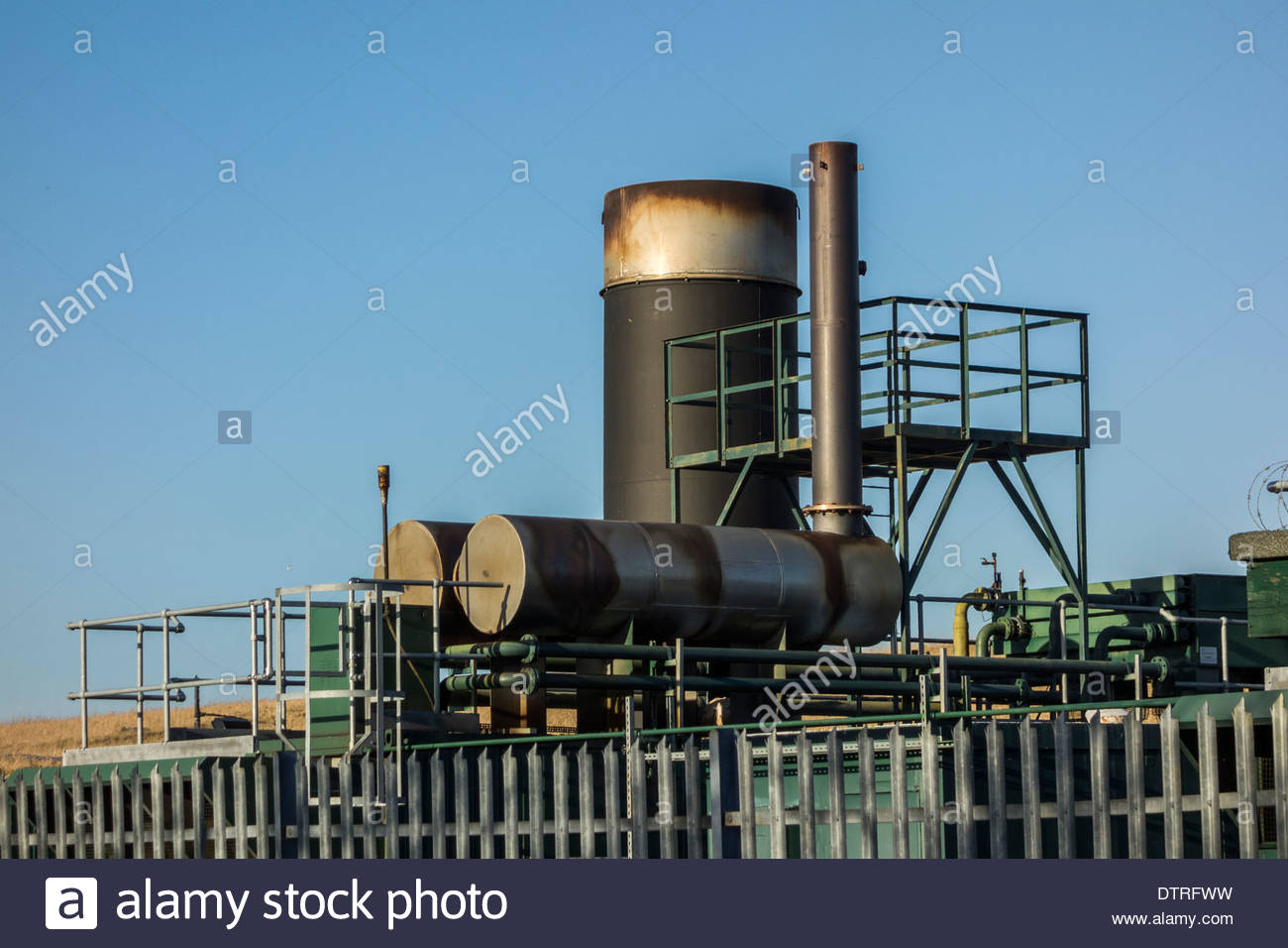 Methane Gas From Landfill High Resolution Stock Photography and Images