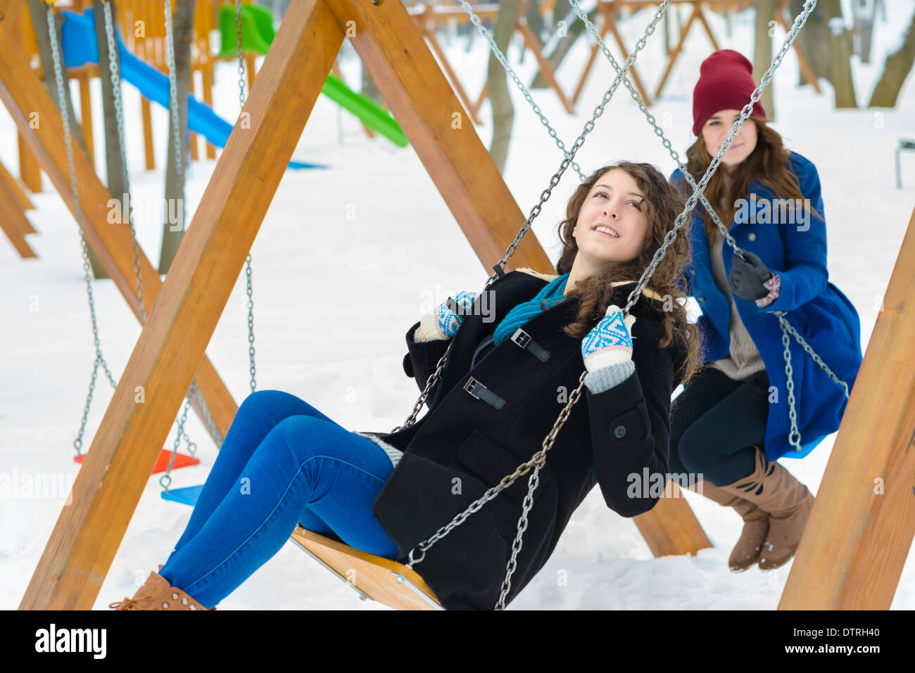 having-fun-swinging-hi-res-stock-photography-and-images-alamy