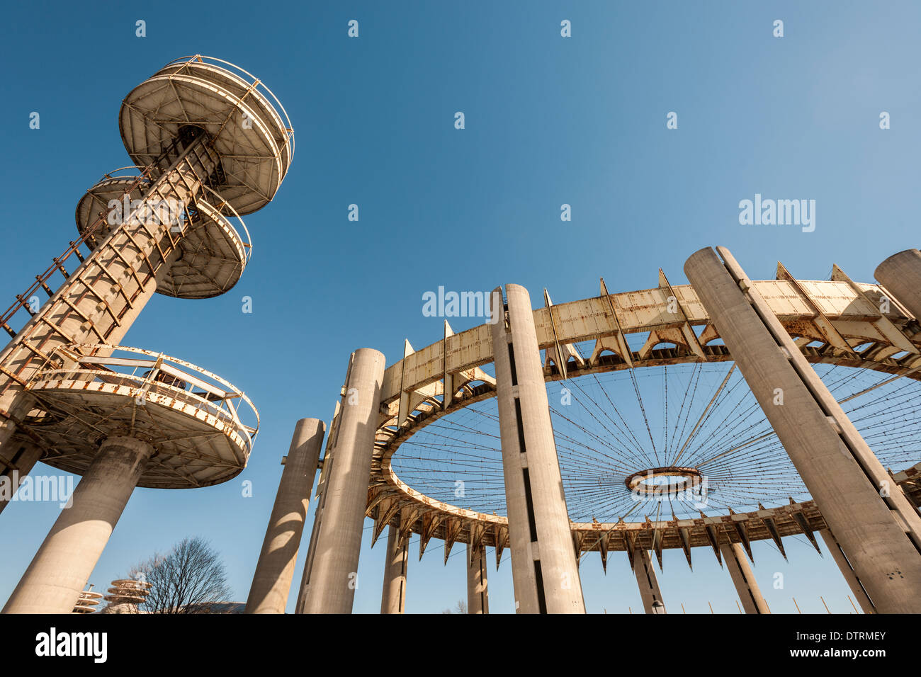 The New York State Pavilion from the 196465 World's Fair in Flushing