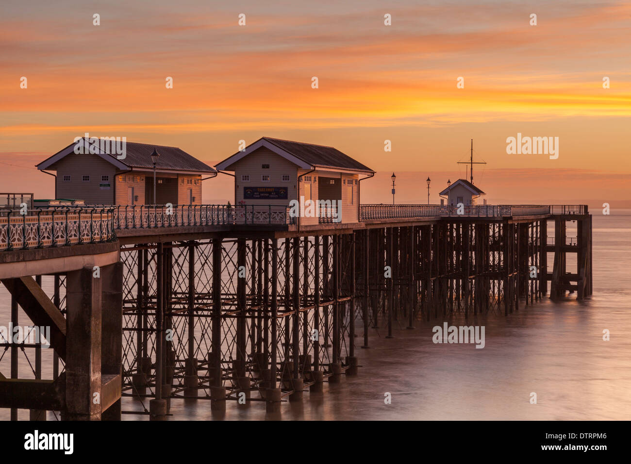 Penarth Pier Vale of Glamorgan Wales U.K. Stock Photo