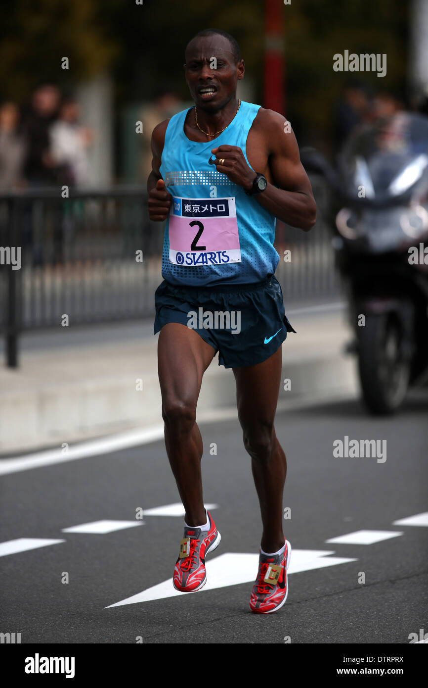 Tokyo, Japan. 23rd Feb, 2014. Tadese Tola (ETH) Marathon Tadese Tola