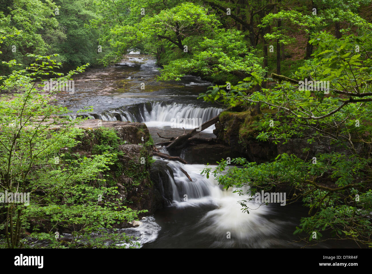 Waterfalls Brecon Beacons Wales UK Stock Photo