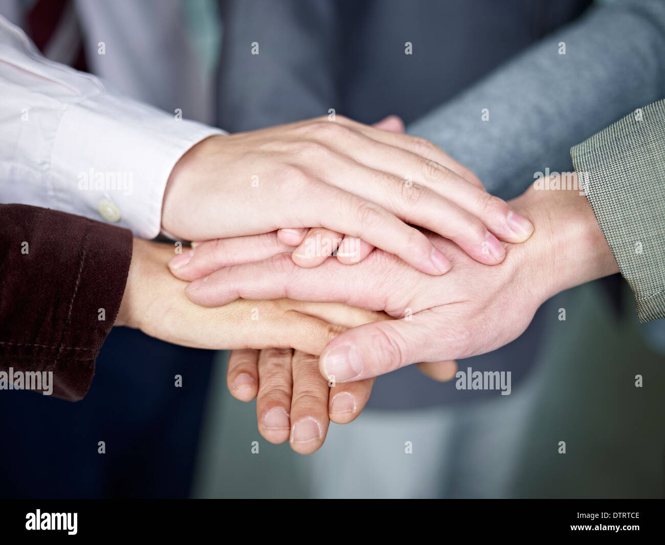hands together Stock Photo