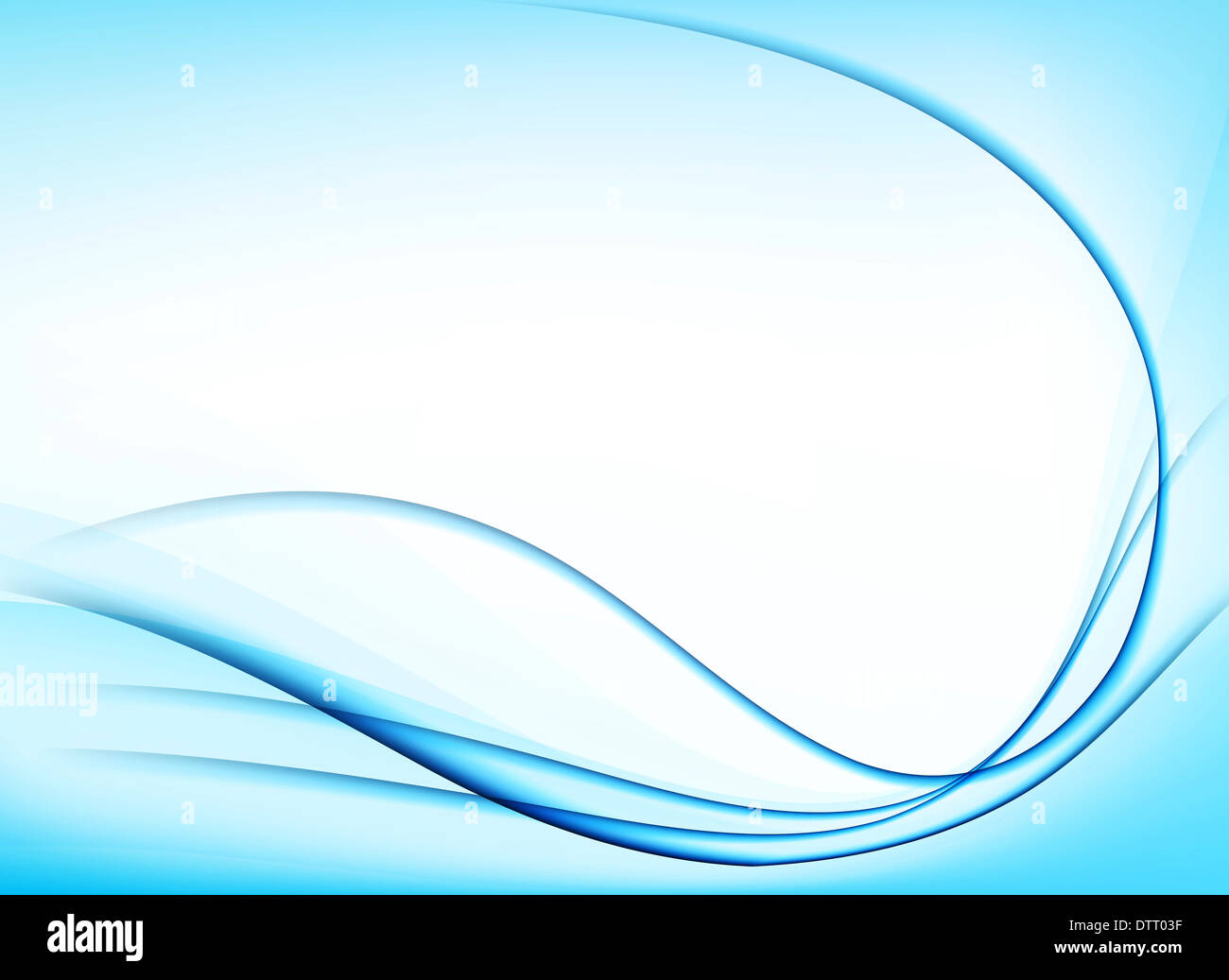 Abstract Background With Blue Waved Lines Stock Photo - Alamy