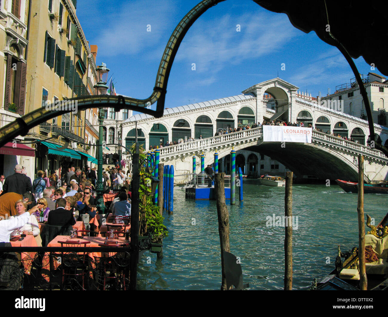 Rialto Bridge. Sestiere San Polo. Grand Canal. Venice. Veneto. Italy Stock Photo