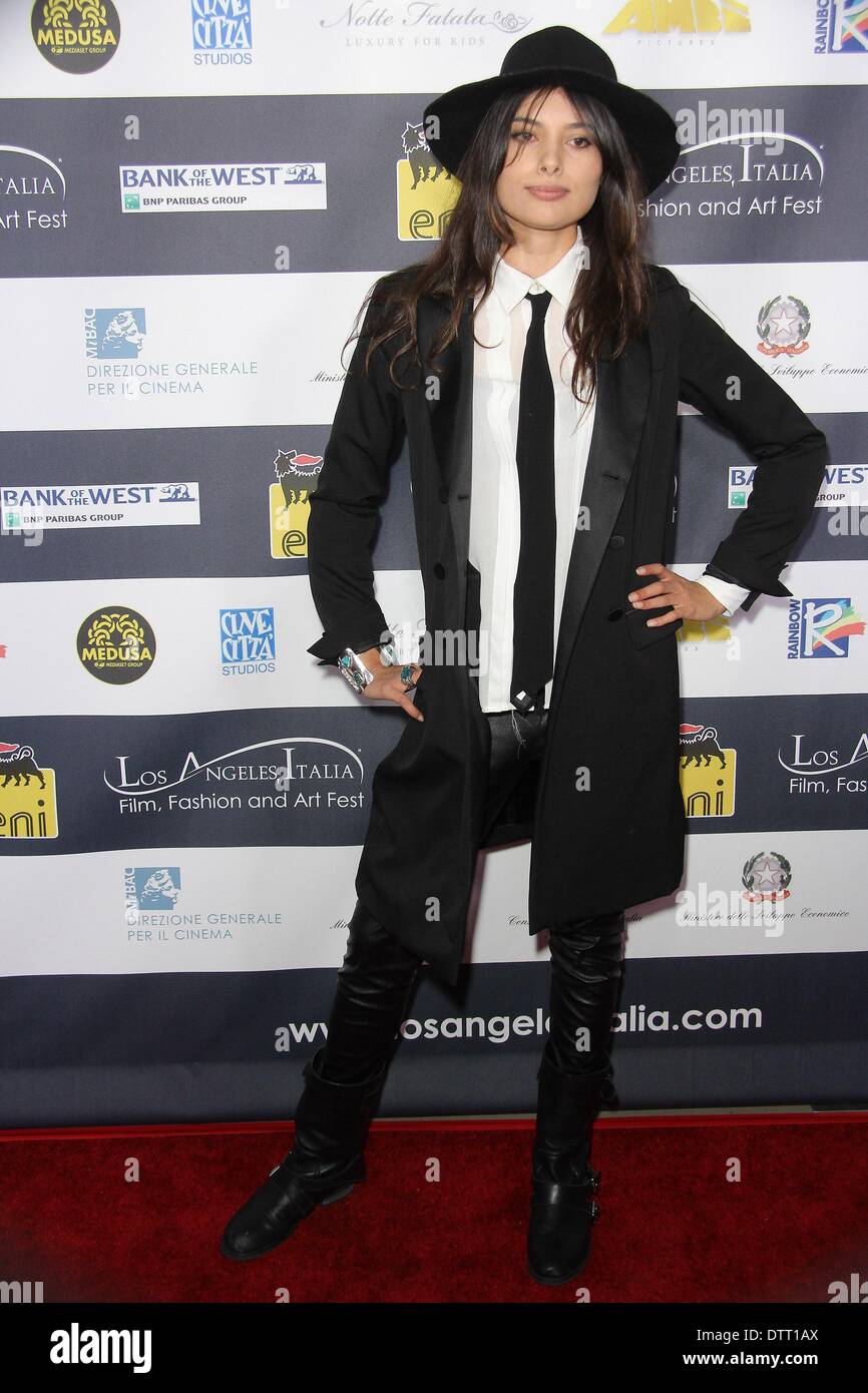 Los Angeles, California, USA. 23rd Feb, 2014. Gabriella Wright attends 9th Annual Los Angeles Italia - Film and Art Festival at The TLC Chinese 6 Theatres on February 23rd, 2014 Hollywood California, USA. Credit:  TLeopold/Globe Photos/ZUMAPRESS.com/Alamy Live News Stock Photo