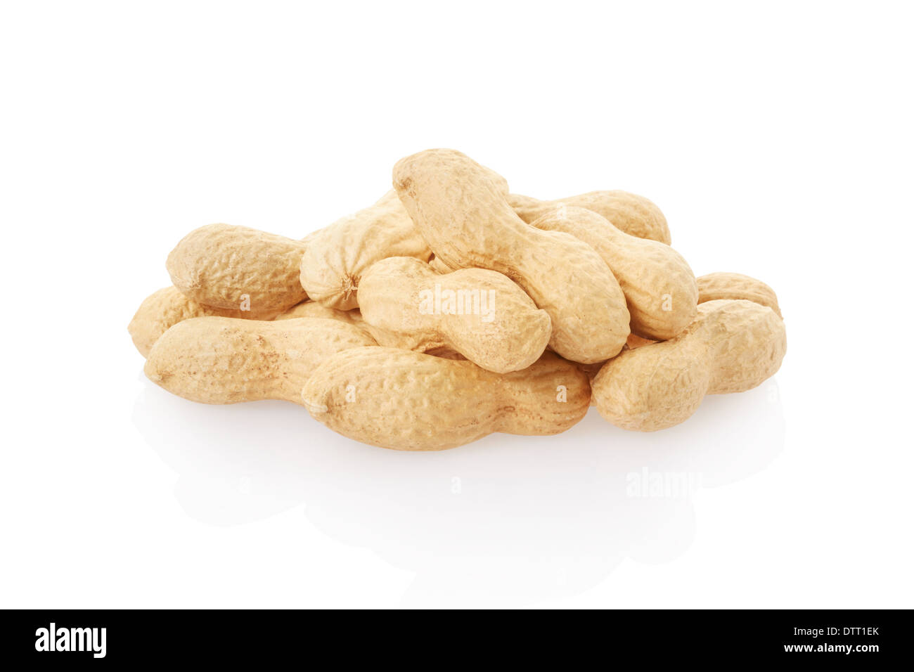 Peanuts heap Stock Photo