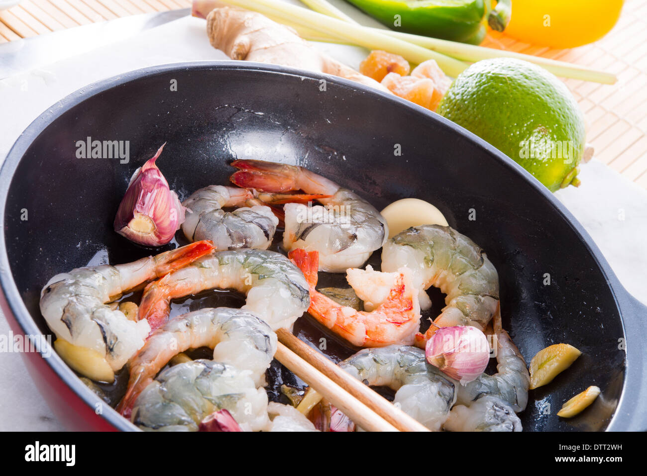 shrimp roast Indonesian Stock Photo Alamy