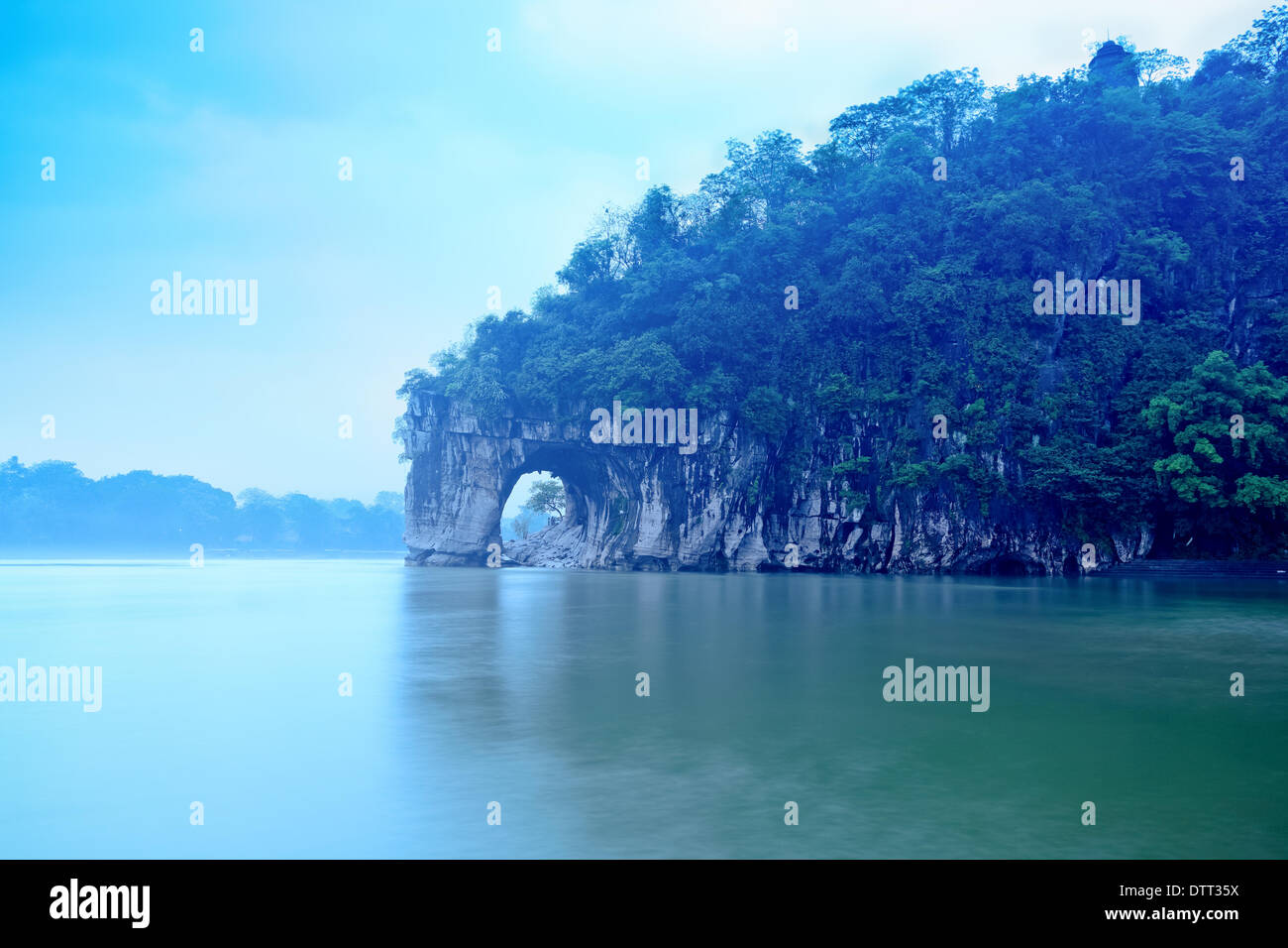 elephant trunk hill in guilin Stock Photo