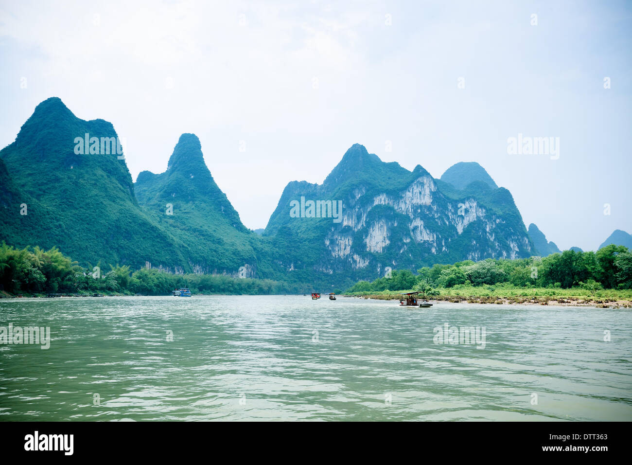 lijiang river scenery Stock Photo