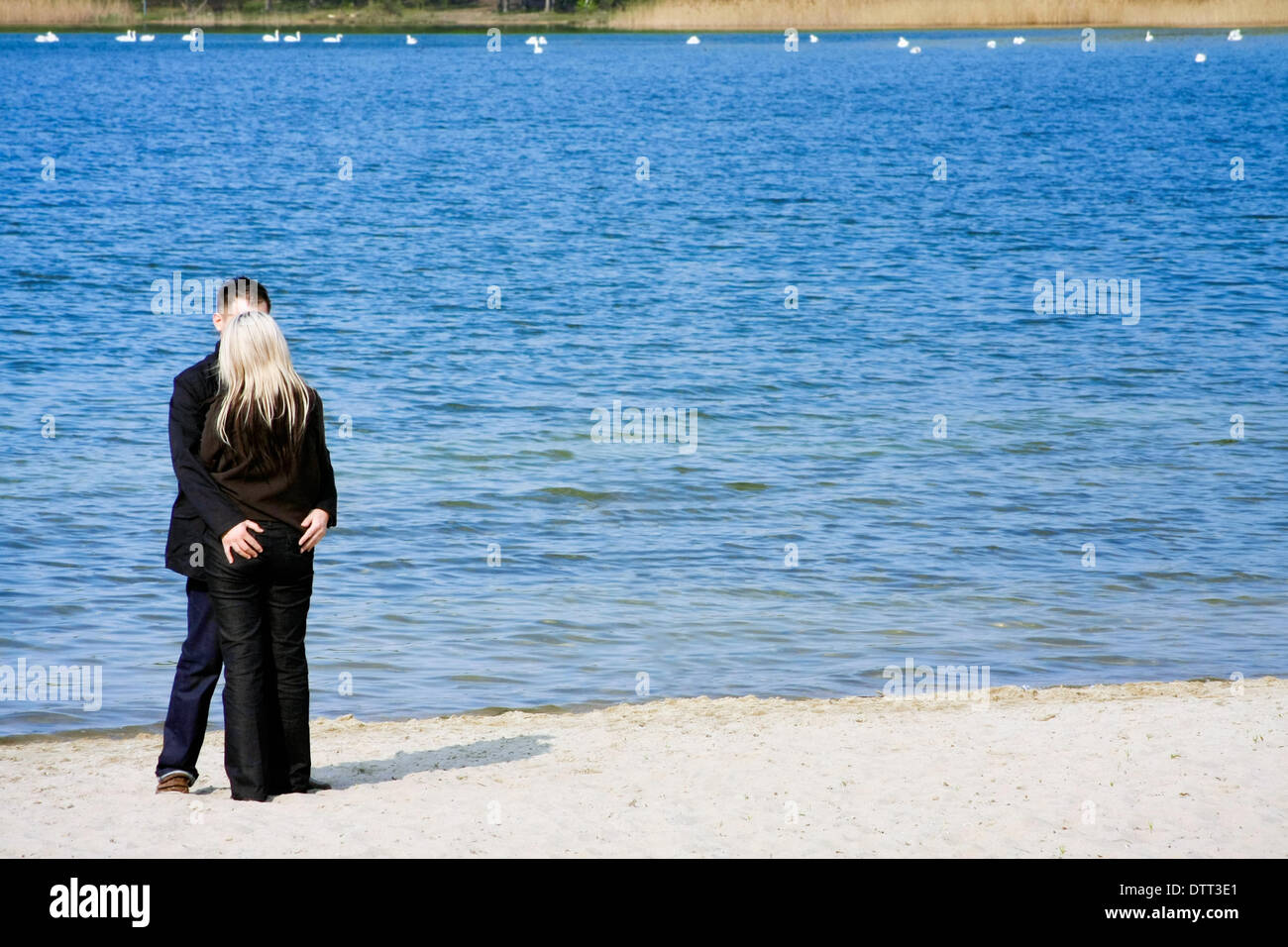 Couples on the beach hires stock photography and images Alamy