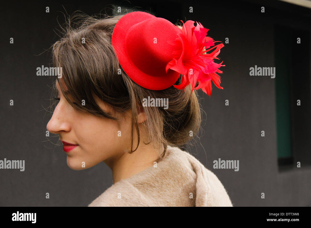 Side Swept Bangs Stock Photos Side Swept Bangs Stock Images Alamy