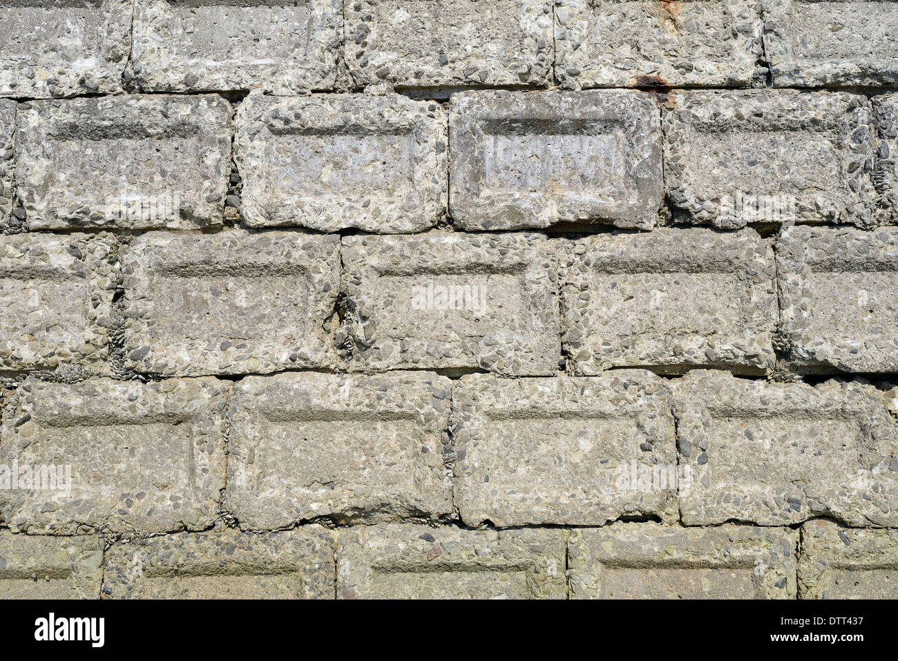 old concrete blocks, texture background Stock Photo