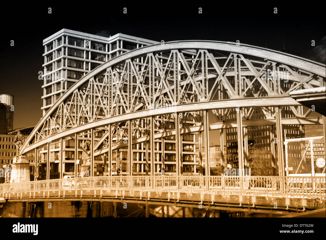 Hamburg and its Bridges Stock Photo