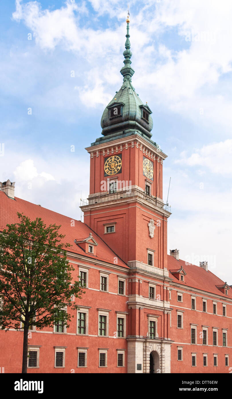 Royal Castle in Warsaw Stock Photo