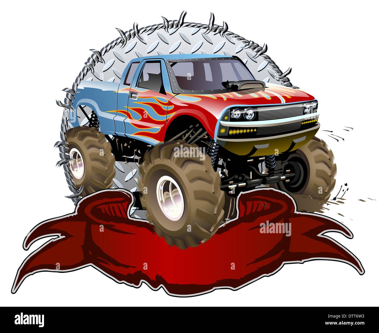 Monster truck ride Cut Out Stock Images & Pictures - Alamy