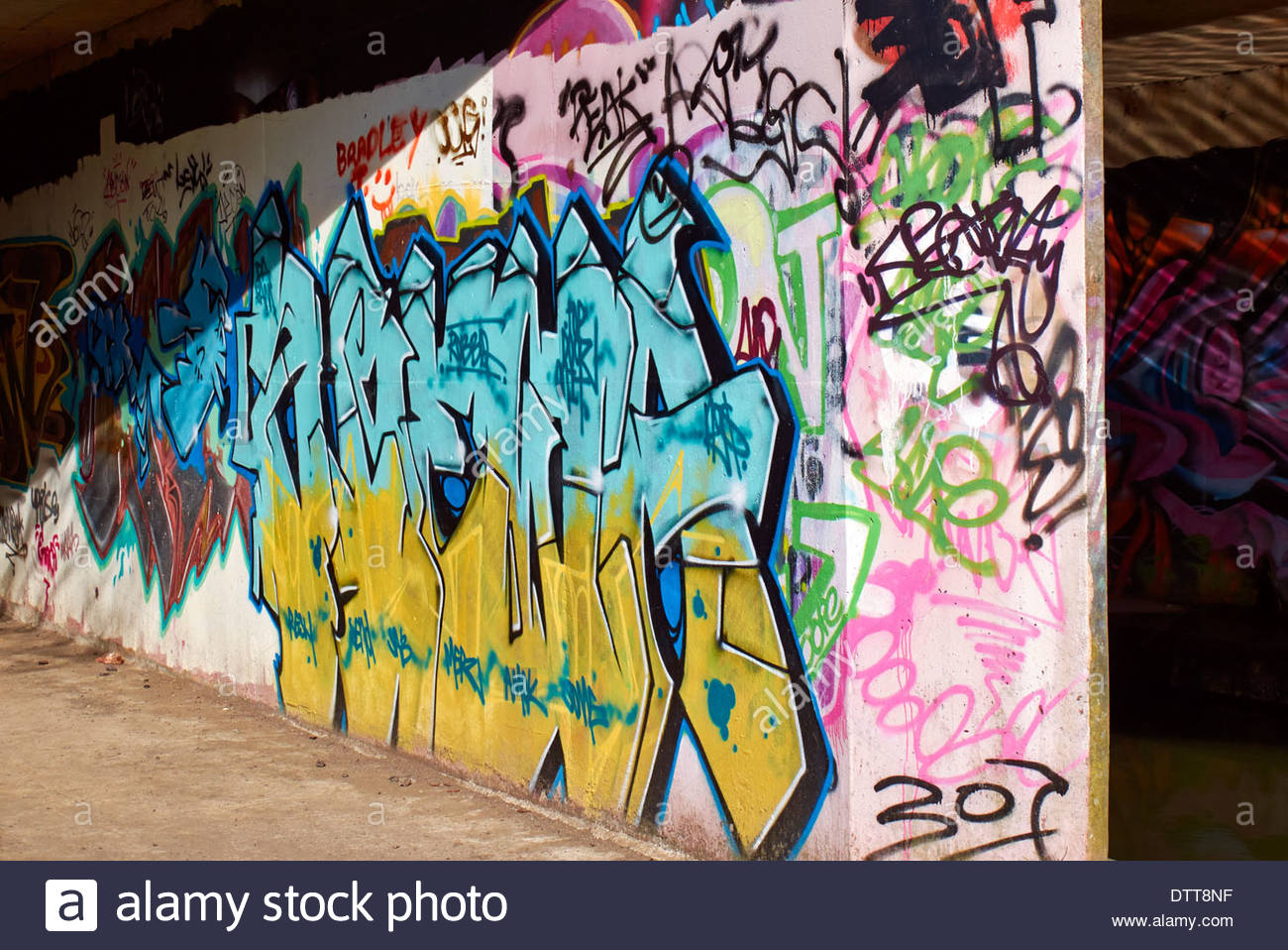 Covered In Street Art And Graffiti High Resolution Stock Photography ...