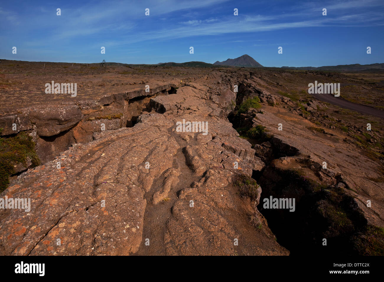 Volcanic landscapes Stock Photo