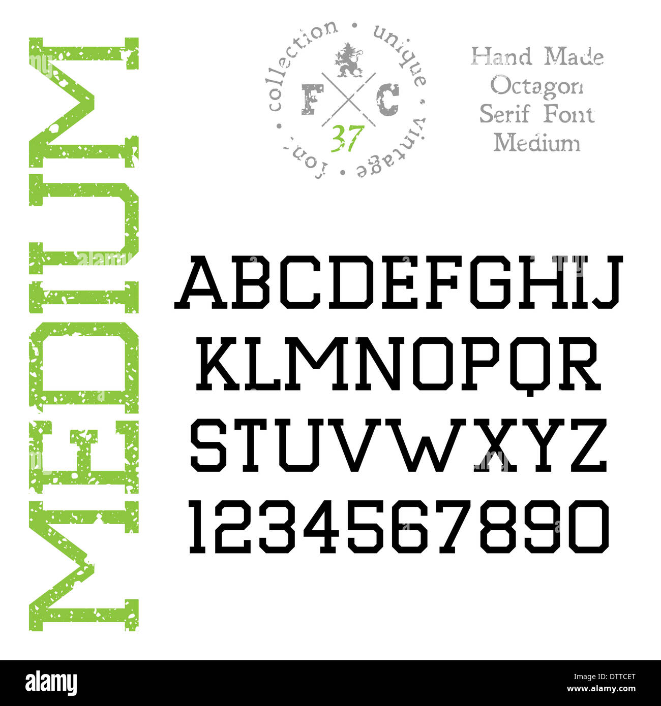 Download Handmade Retro Font Slab Serif High Resolution Stock Photography And Images Alamy SVG Cut Files