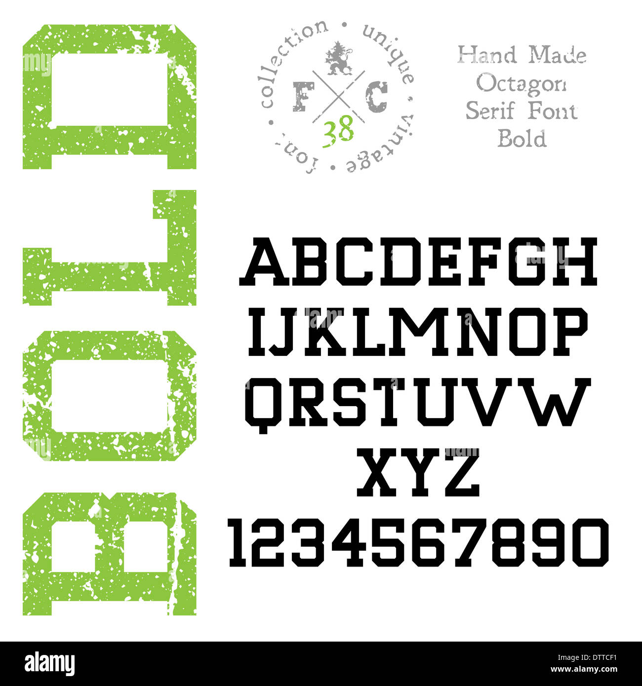 Download Handmade Retro Font Slab Serif Type Stock Photo Alamy SVG Cut Files