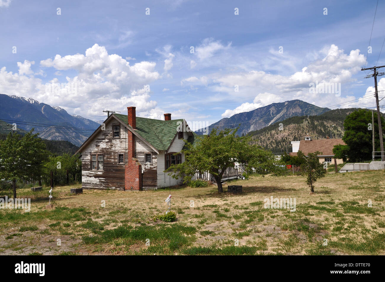 Village of Lytton, Fraser Canyon, British Columbia, Canada Stock Photo