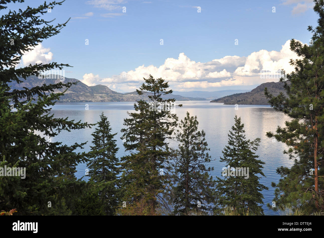 Okanagan Lake, British Columbia, Canada Stock Photo