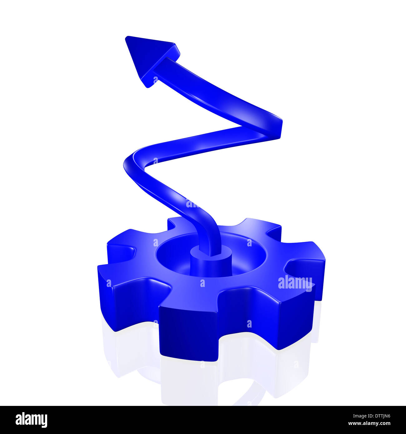 Gear arrow upward icon hi-res stock photography and images - Alamy