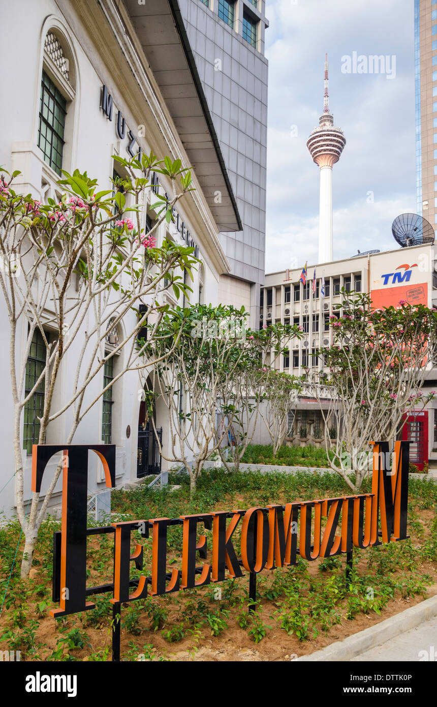 The National Heritage building housing the Telekom Museum, Kuala Lumpur, Malaysia Stock Photo