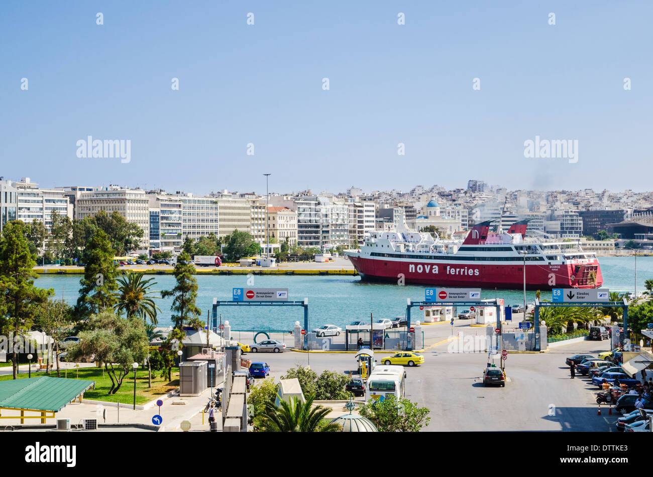 The port city of Piraeus, Athens, Greece Stock Photo