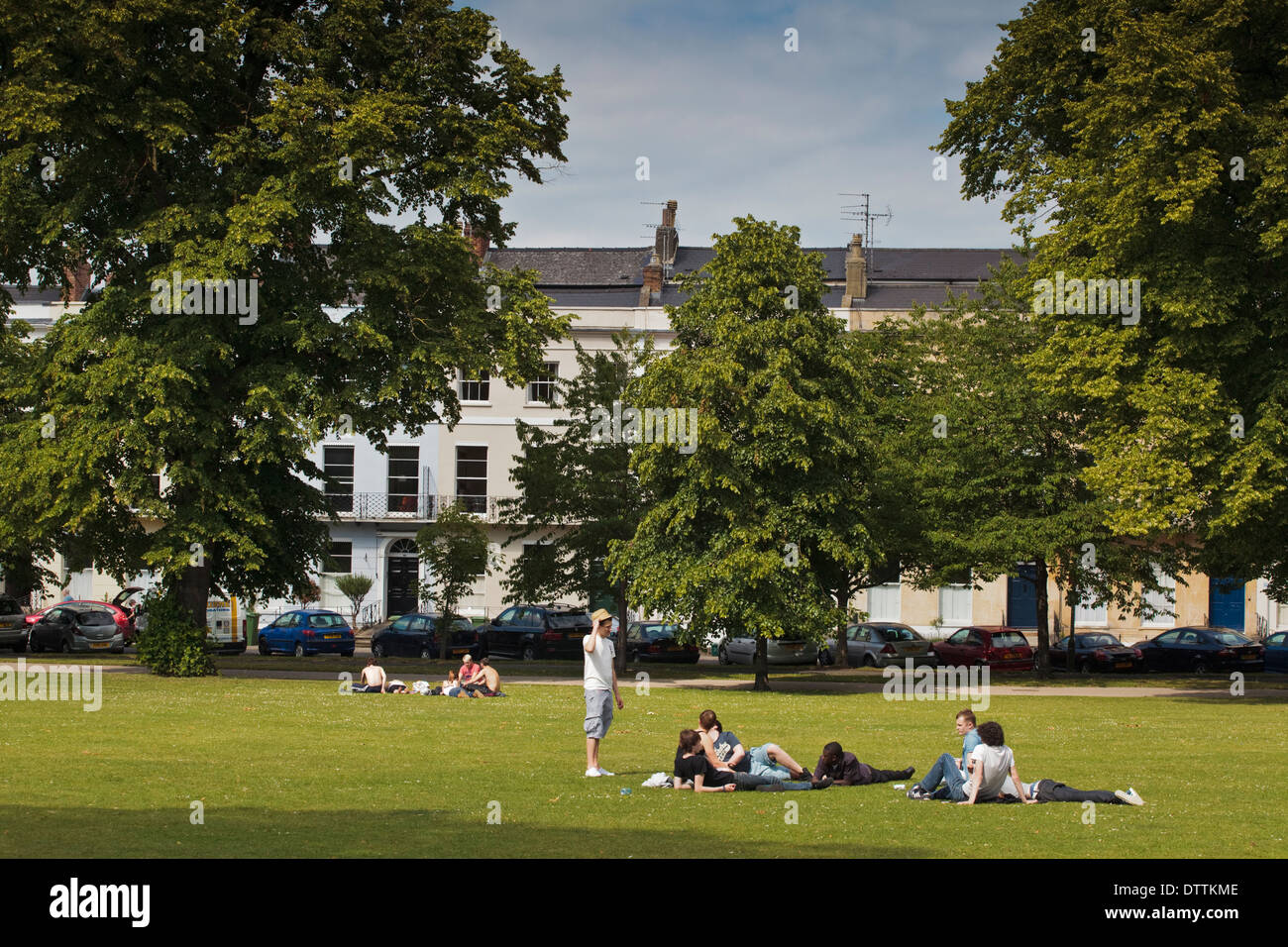 Montpelier Gardens in the summer, Cheltenham, Gloucestershire, UK Stock Photo