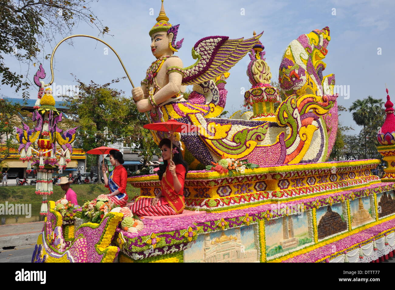 chiang mai flower festival,thailand Stock Photo