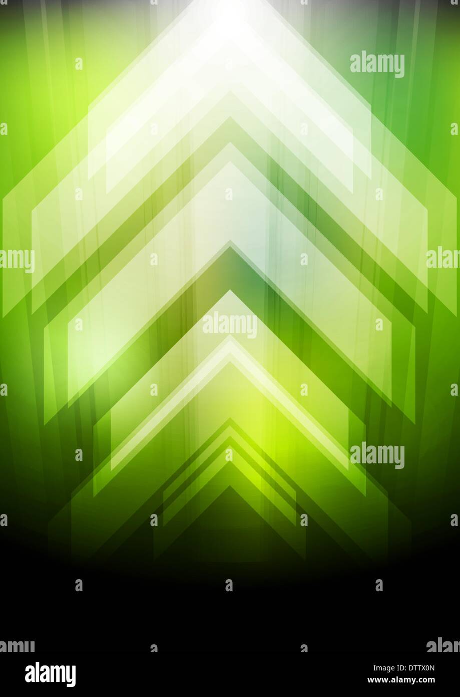 Abstract green background with arrows Stock Photo - Alamy