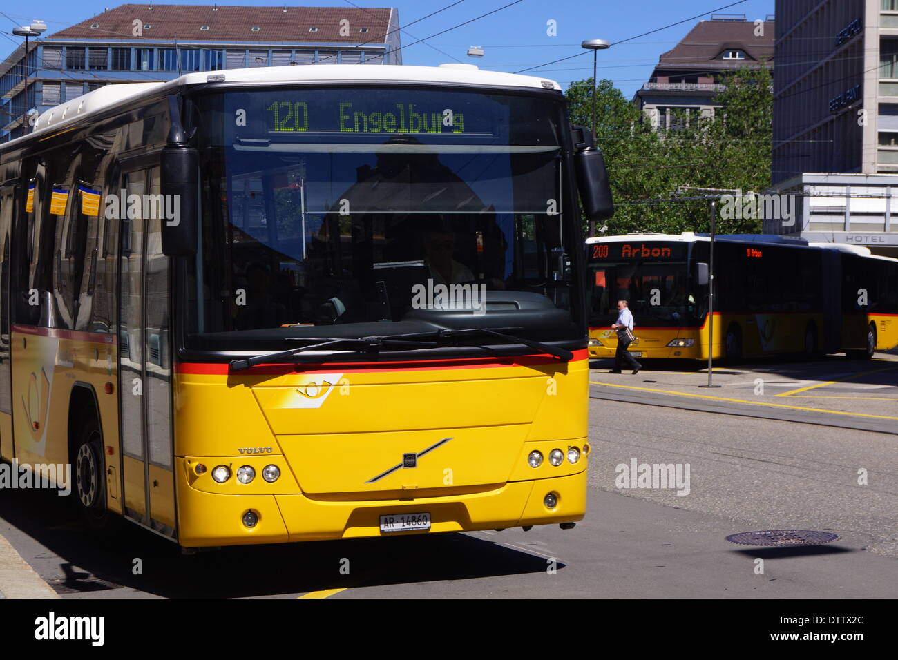 postbus,st.gallen,switzerland Stock Photo