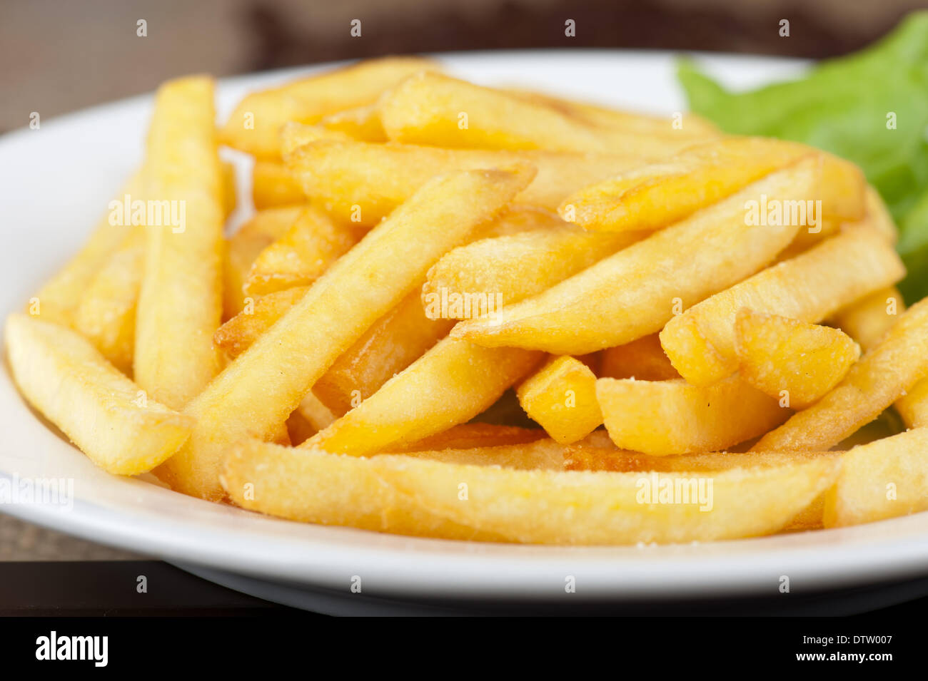 Golden potatoes fries Stock Photo Alamy