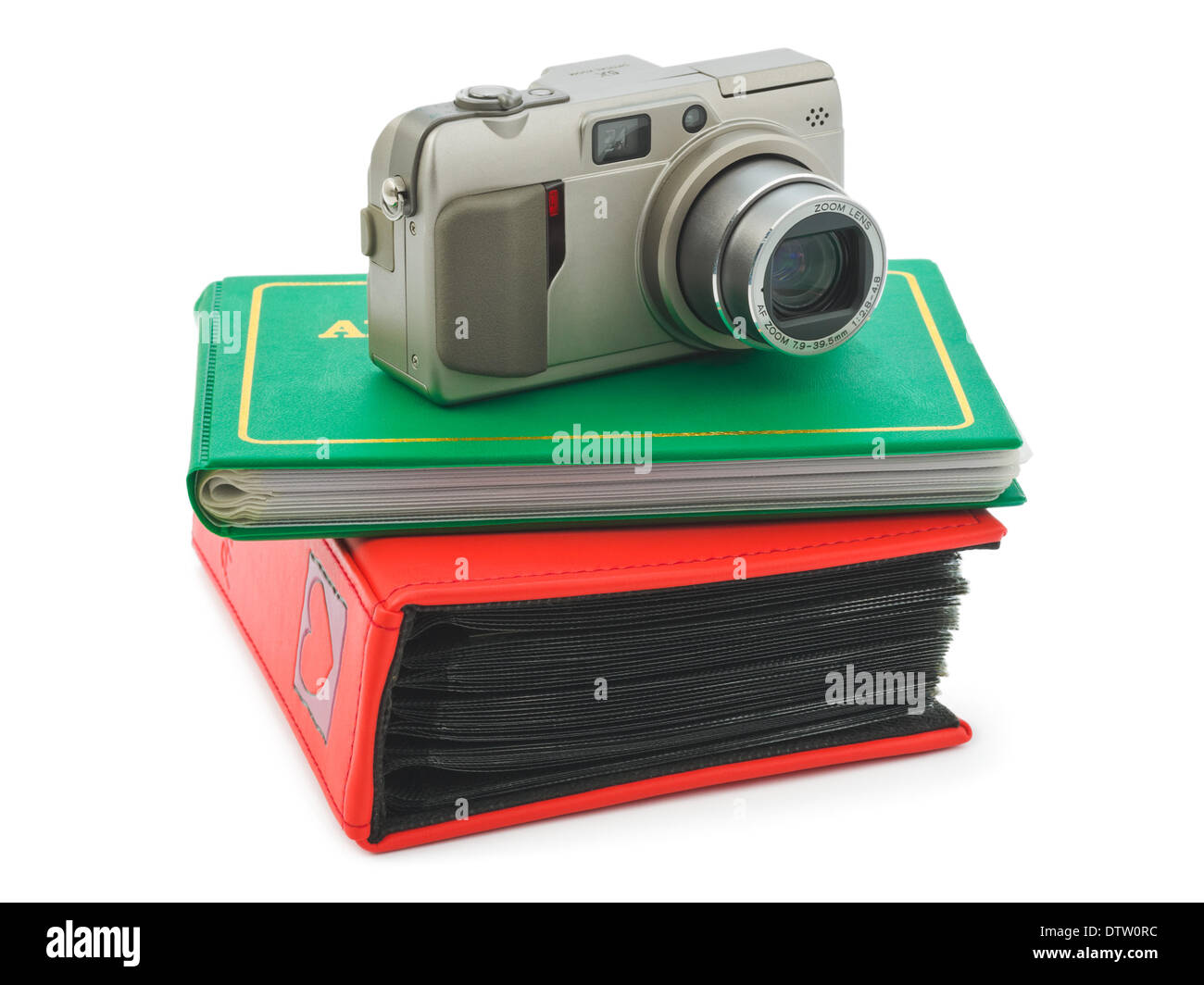 Camera and photo albums Stock Photo Alamy